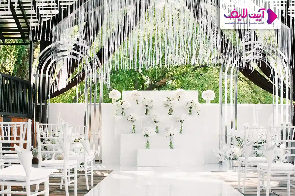 دکوراسیون باغ تالار عروسی