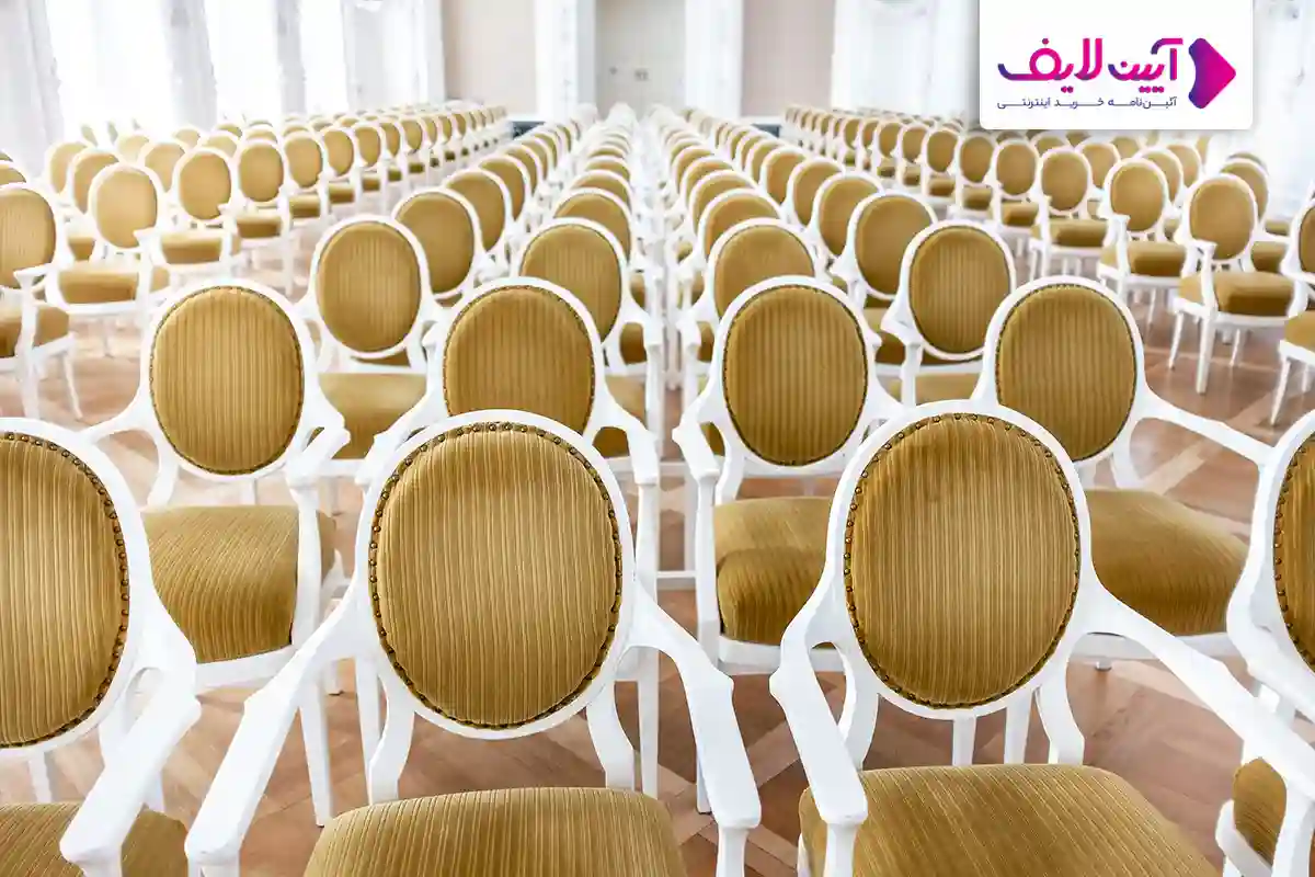 مبلمان سالن پذیرایی تالار عروسی