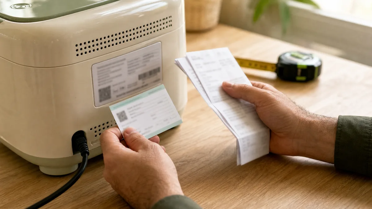 بررسی فاکتور، ضمانت‌نامه، کابل و شناسه کالا پیش از پرداخت